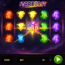 Buran Casino - Starburst Slot Game - NetEnt